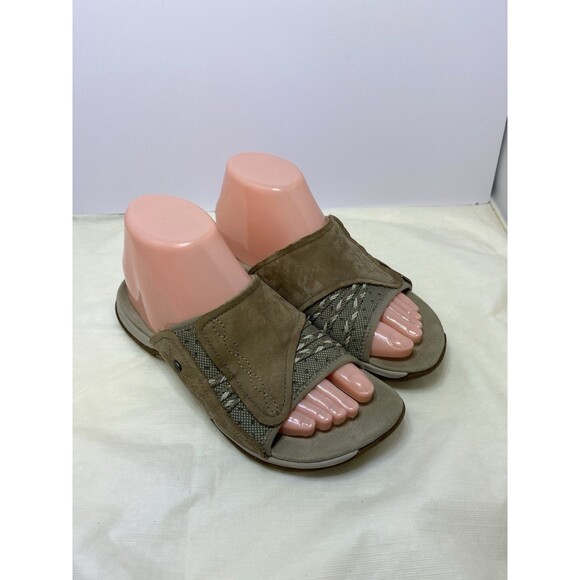 Merrell Lilyfern Slides Womens 8 Sport Sandals Leather Outdoor Slip On J89096 - Picture 1 of 6